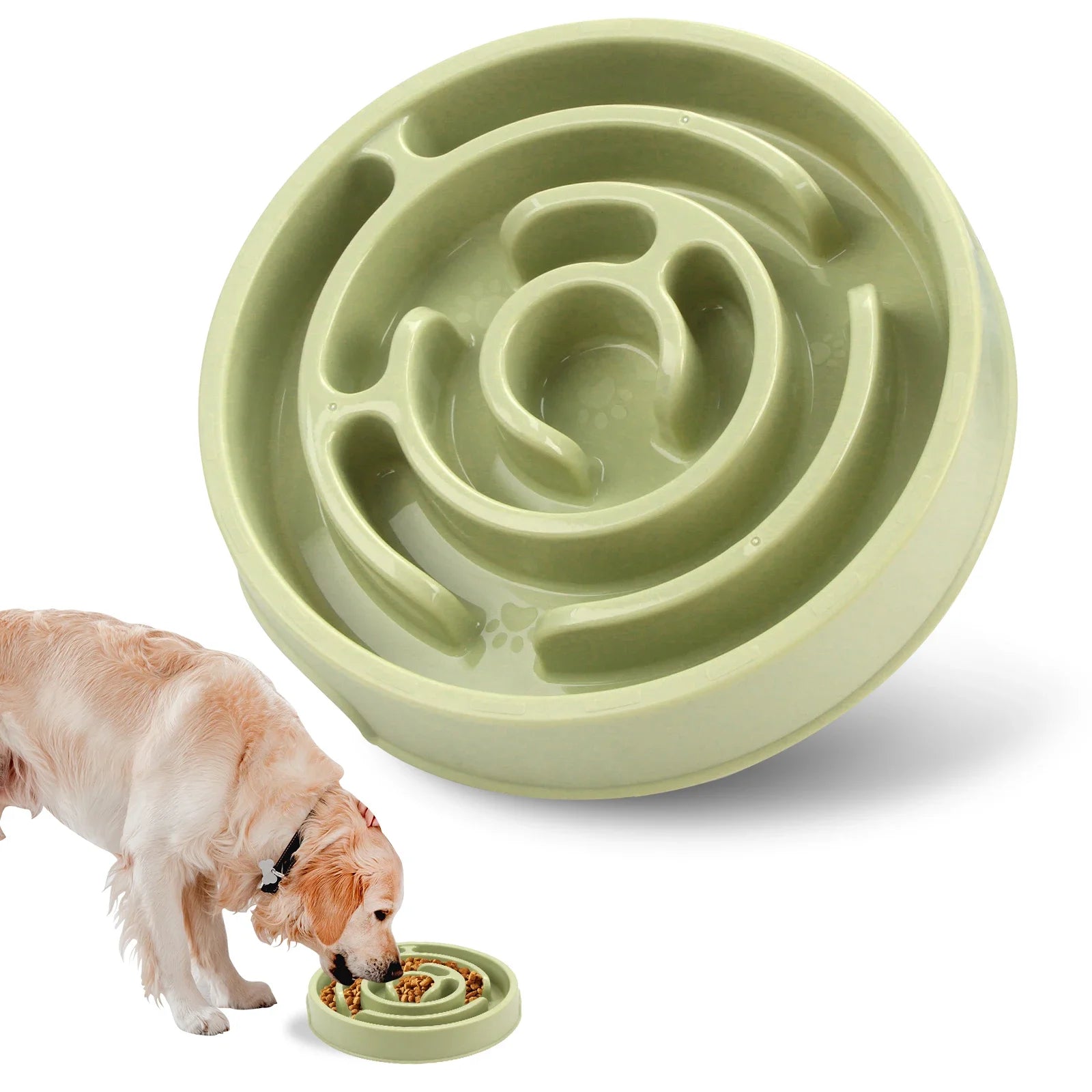 Slow Feeding Pet Food Bowl