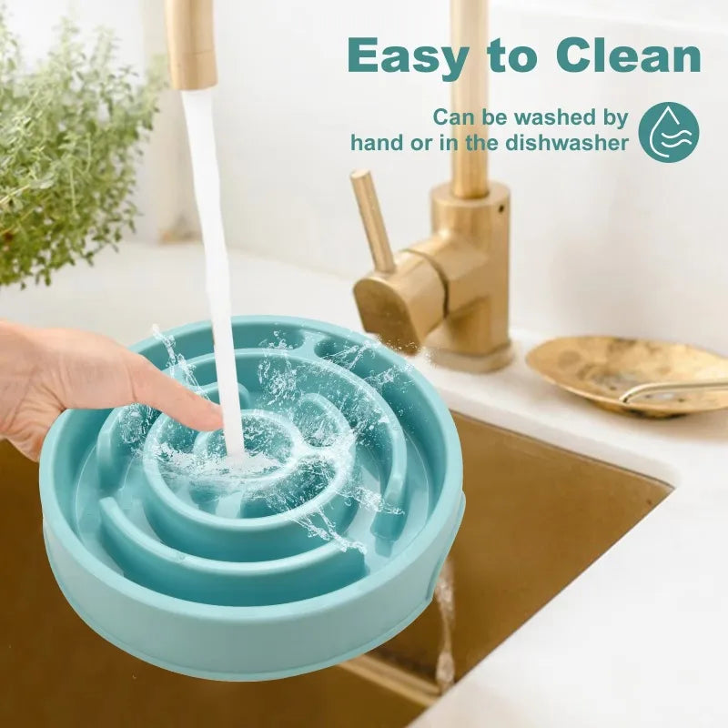 Slow Feeding Pet Food Bowl
