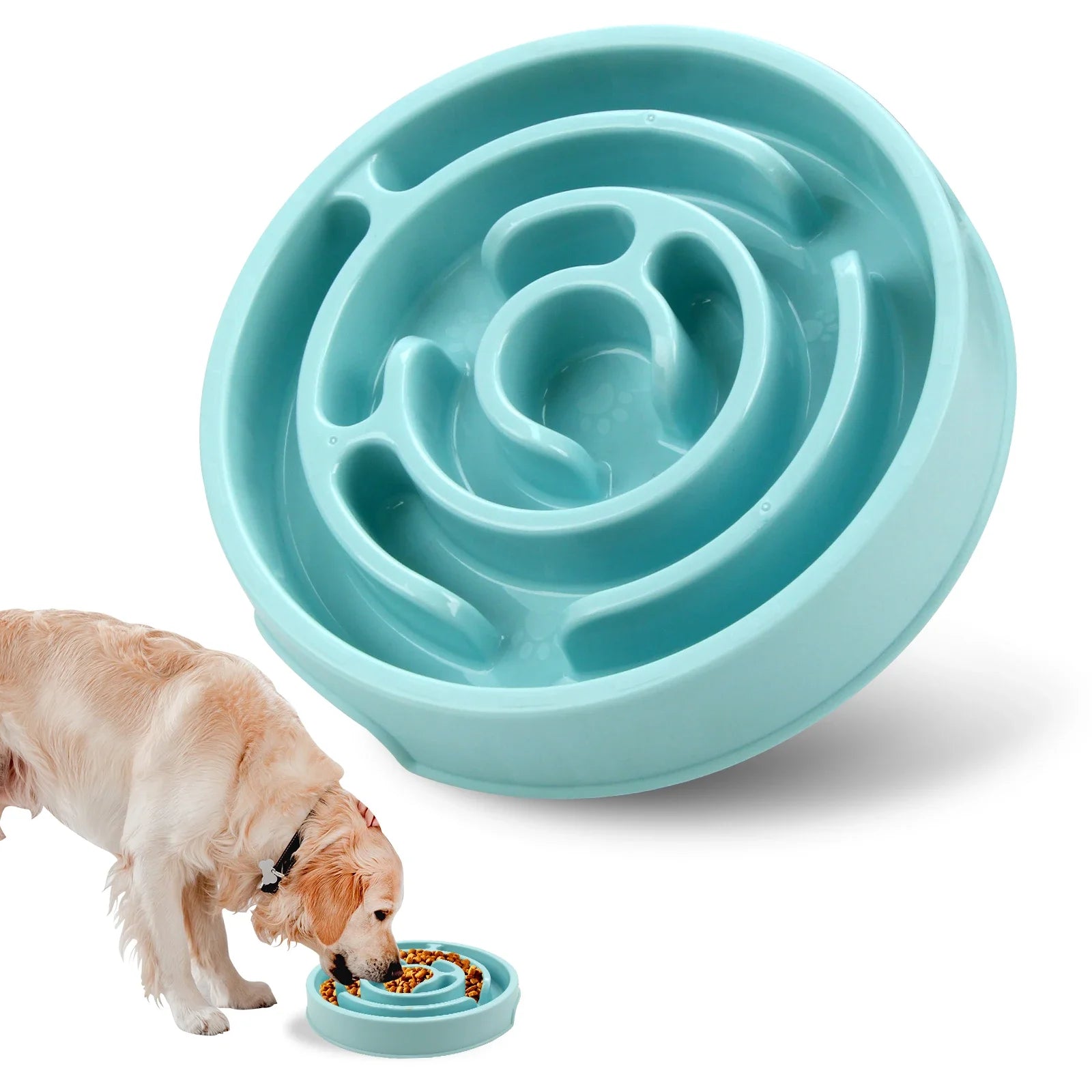 Slow Feeding Pet Food Bowl